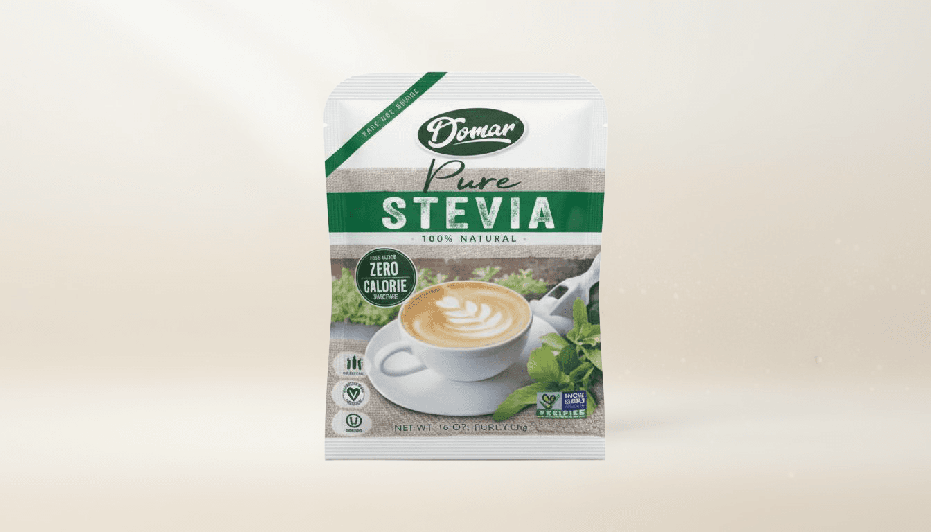 Pure Stevia powder, zero-calorie sweetener